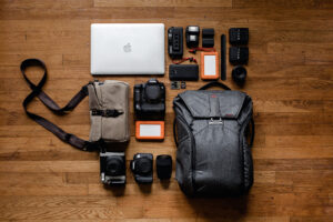 Camera Bag and Gear