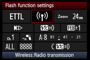 Canon In Camera TTL Flash, courtesy of Canon Europe