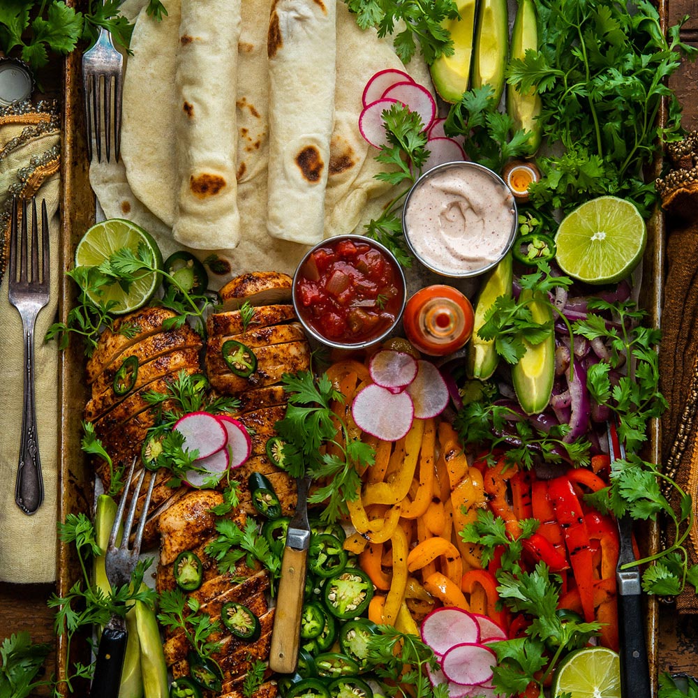 Fresh Veggies and Tortilla