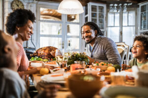 Family at the Dinner Table