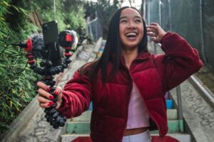 Girl In A Red Jacket