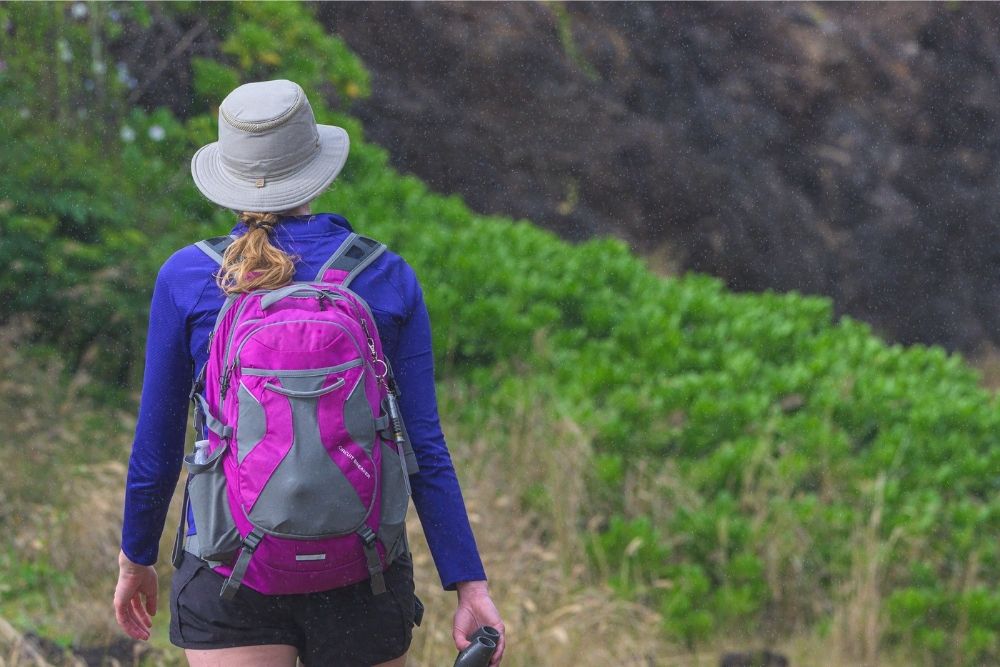 Woman On A Nature Walk