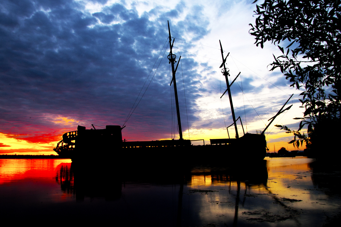 Pirate Sunrise by Will Dobbin