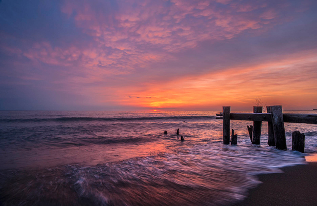 Fifty Point Pier Along Lake Ontario