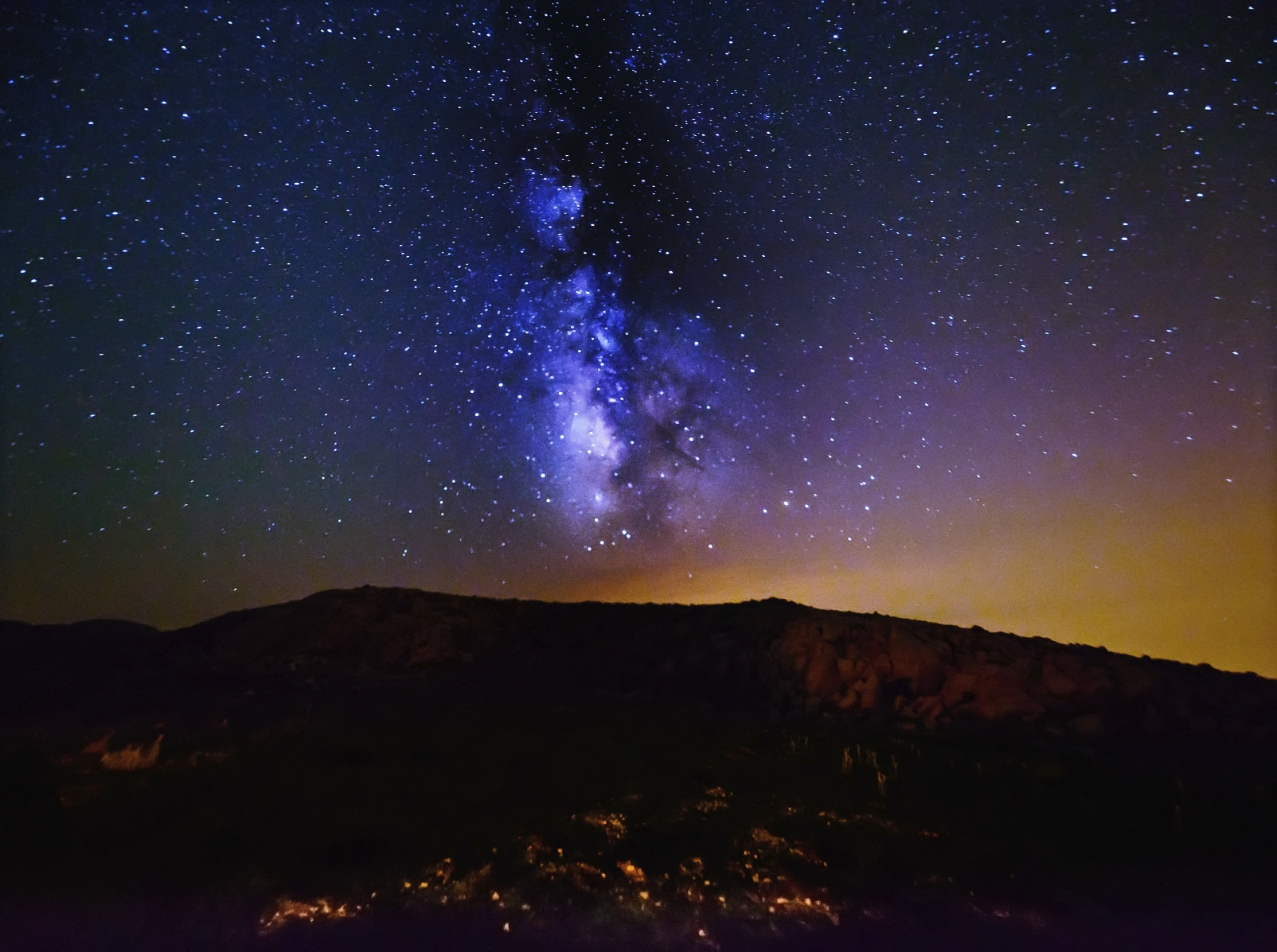 Night sky full of stars